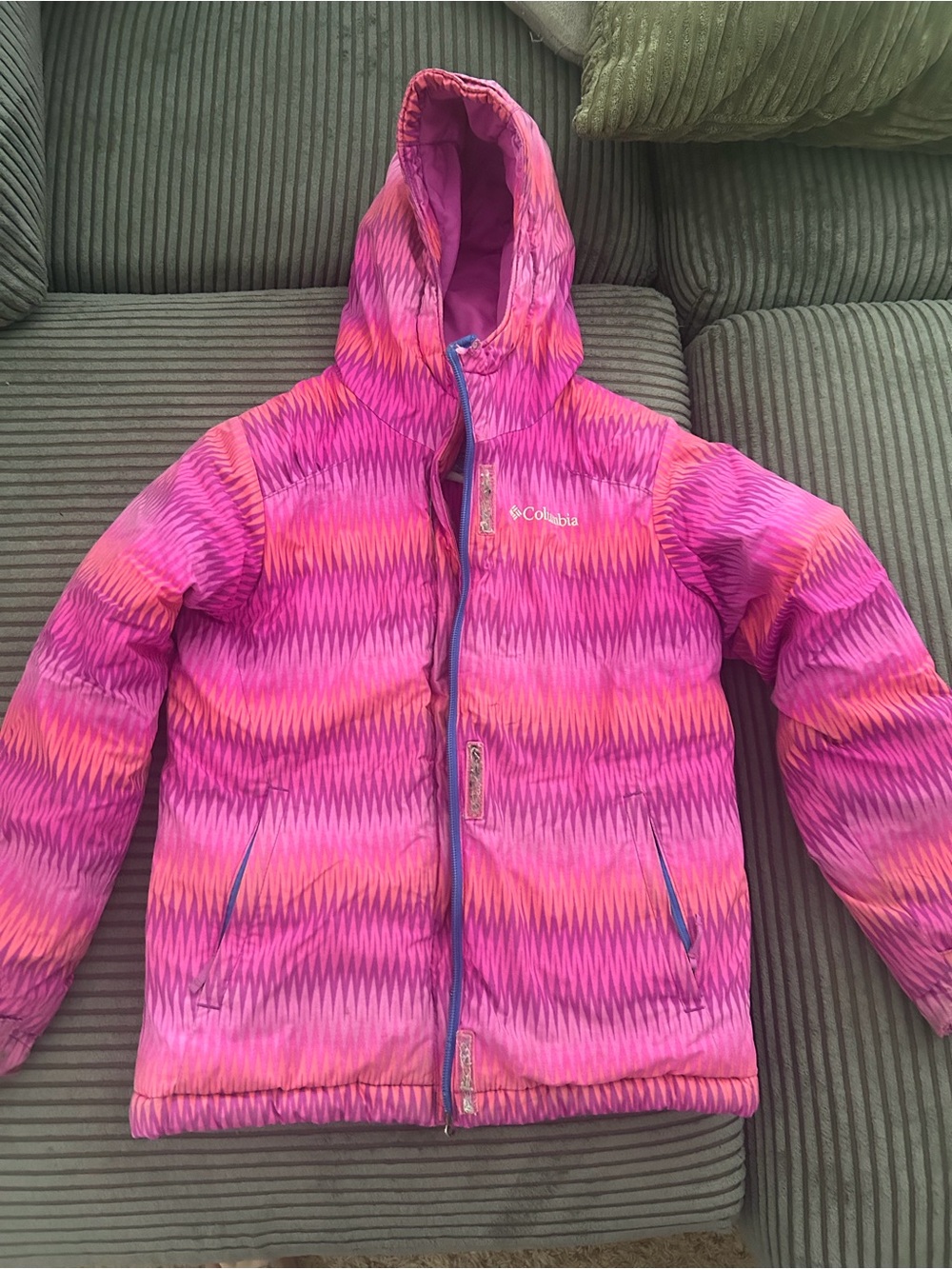Columbia Kids Hot Pink Puffer Jacket